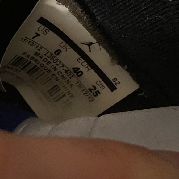 Jordan 5 Retro ‘Blue Suede’ Size 7 - Picture 10 of 11